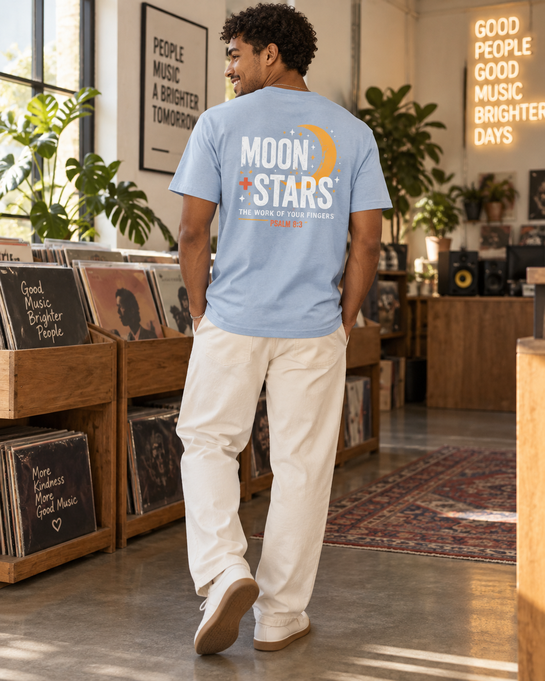 MOON + STARS TEE