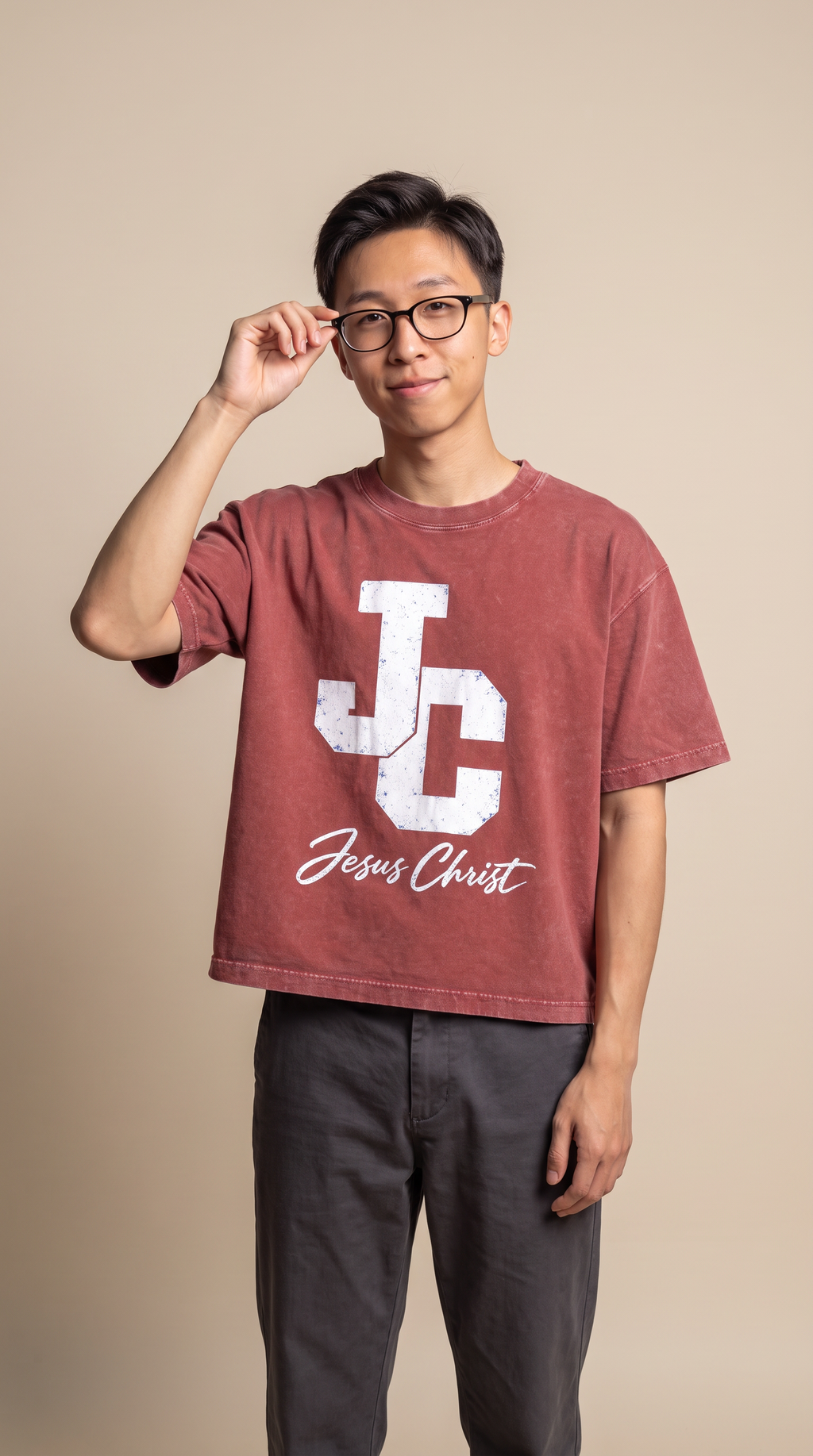 JC | Mineral Wash Boxy Tee