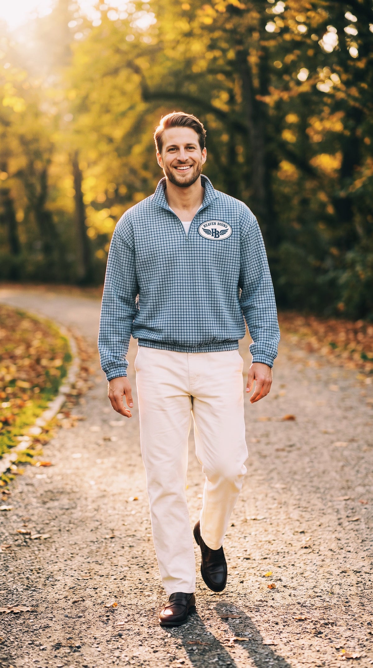 Heaven Bound Heritage Plaid Quarter-Zip