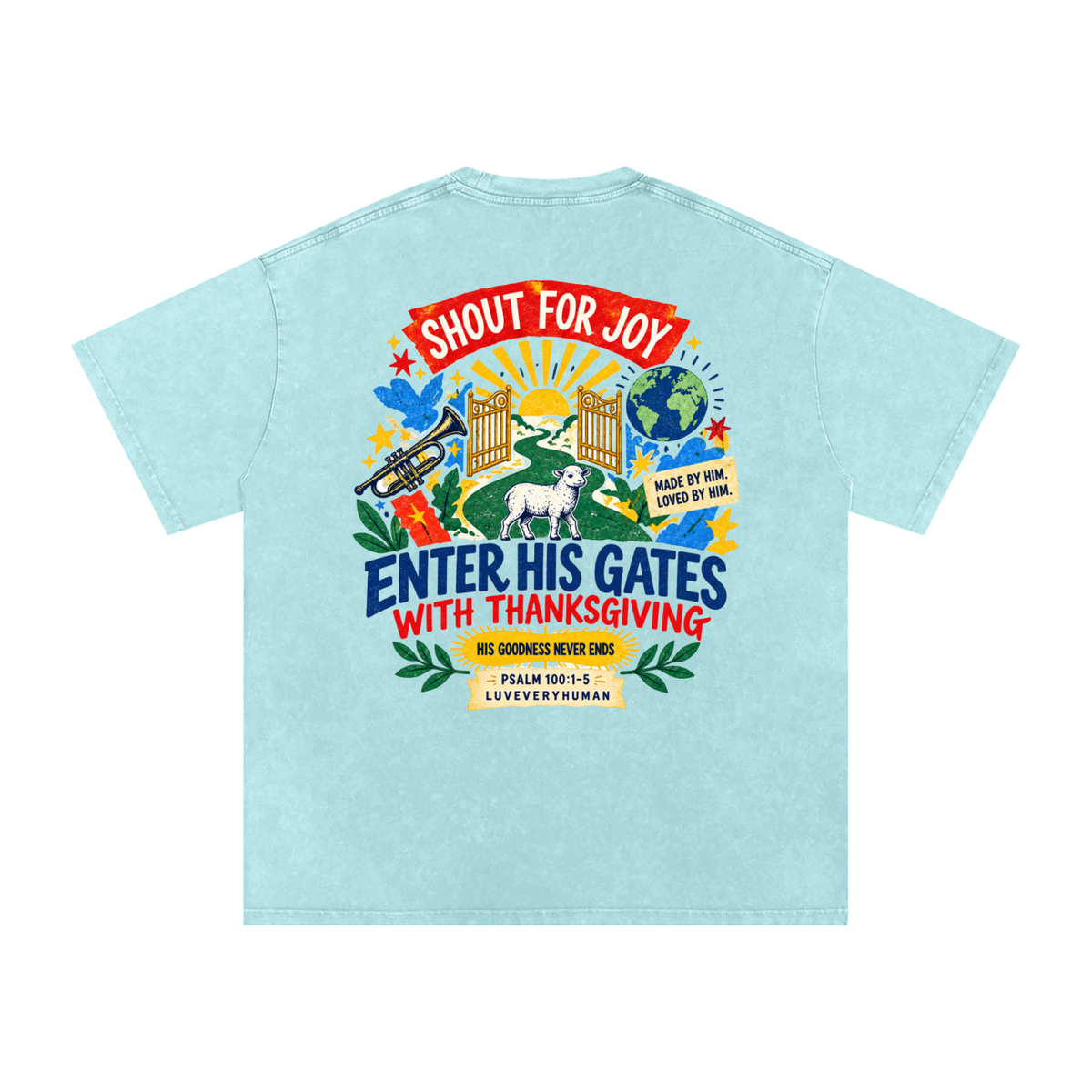 Joyful by Nature Oversized Tee