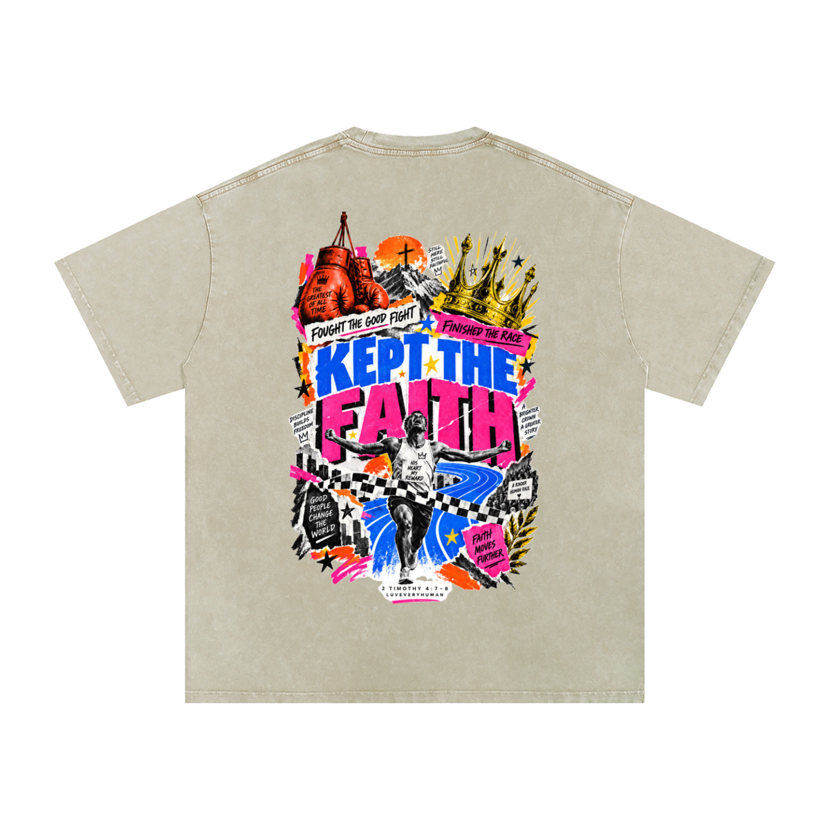 Kept The Faith Oversized Tee