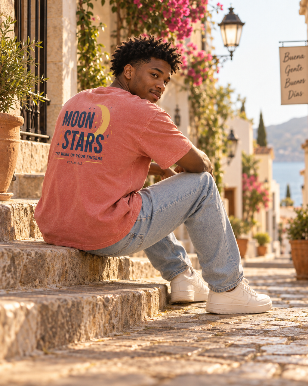 MOON + STARS TEE