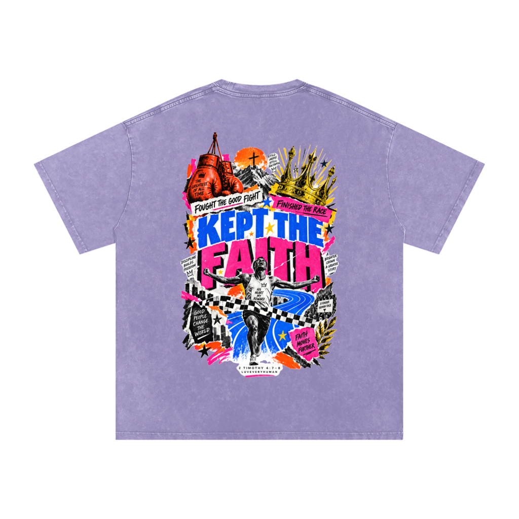 Kept The Faith Oversized Tee