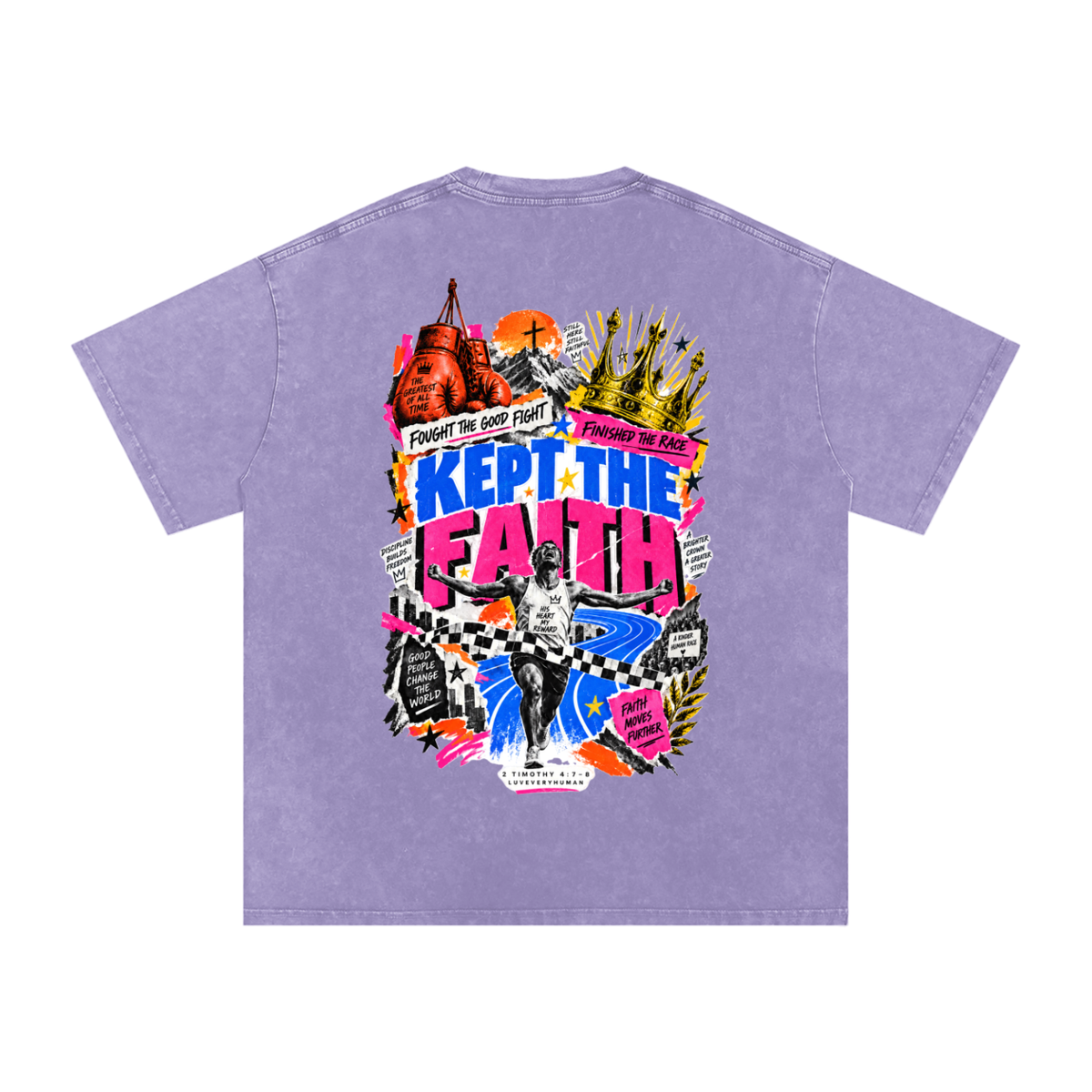 Kept The Faith Oversized Tee