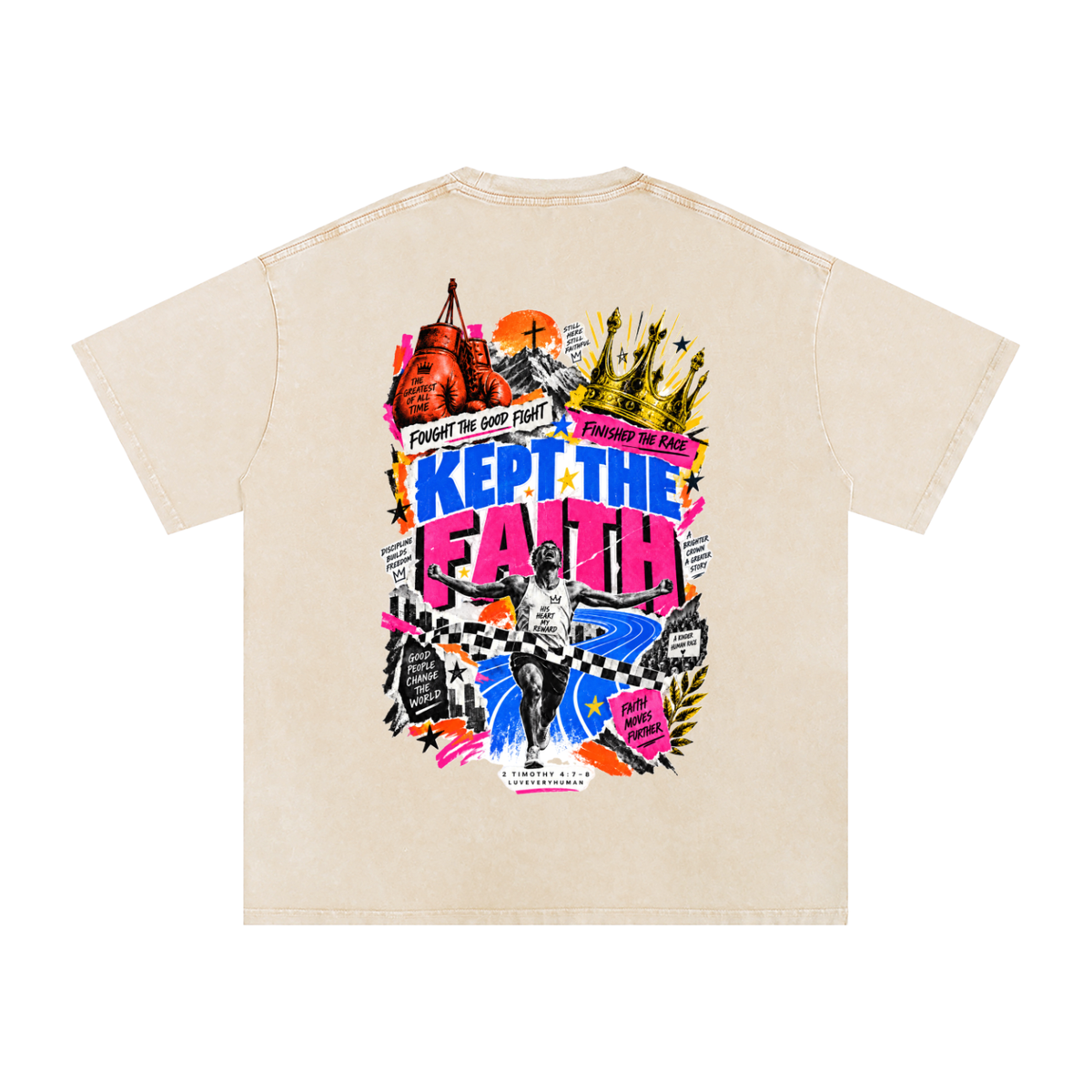 Kept The Faith Oversized Tee