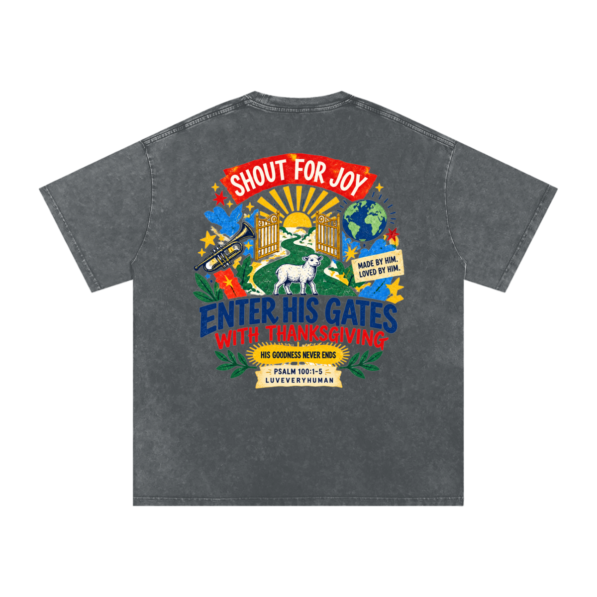 Joyful by Nature Oversized Tee