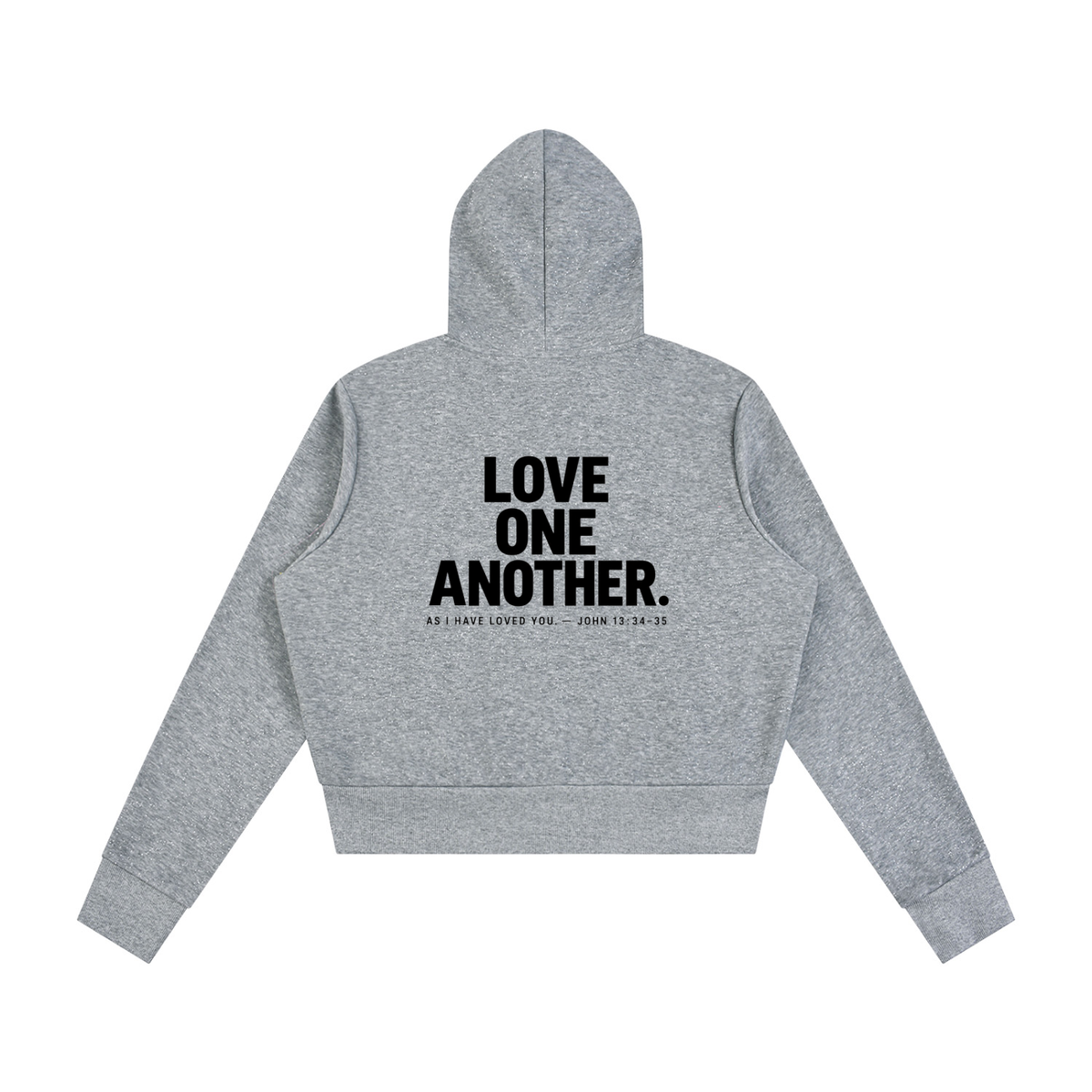 MADE TO LOVE — Women's Speckled Zip Hoodie
