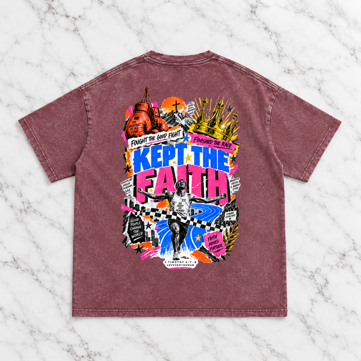 Kept The Faith Oversized Tee