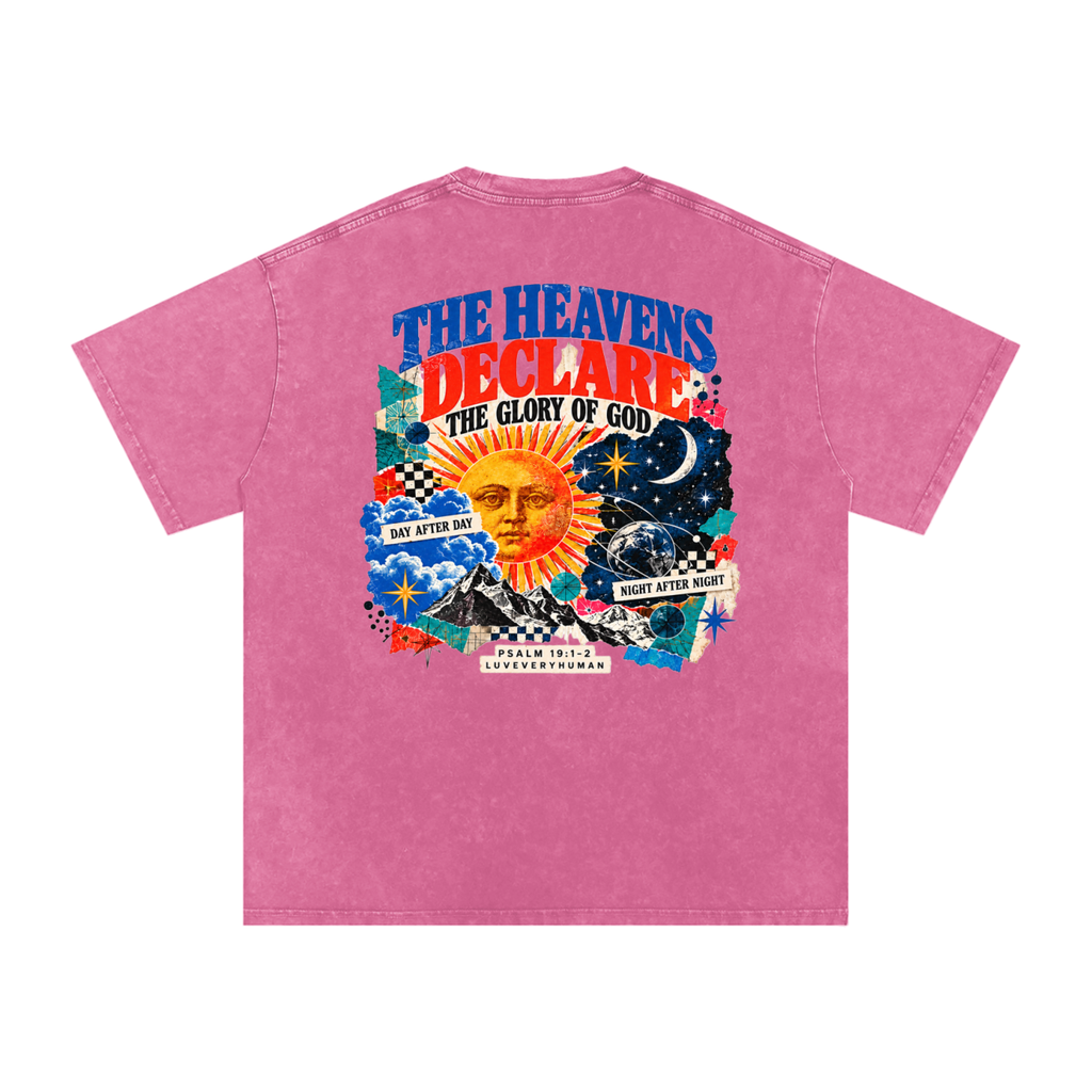 The Heavens Declare Oversized Tee