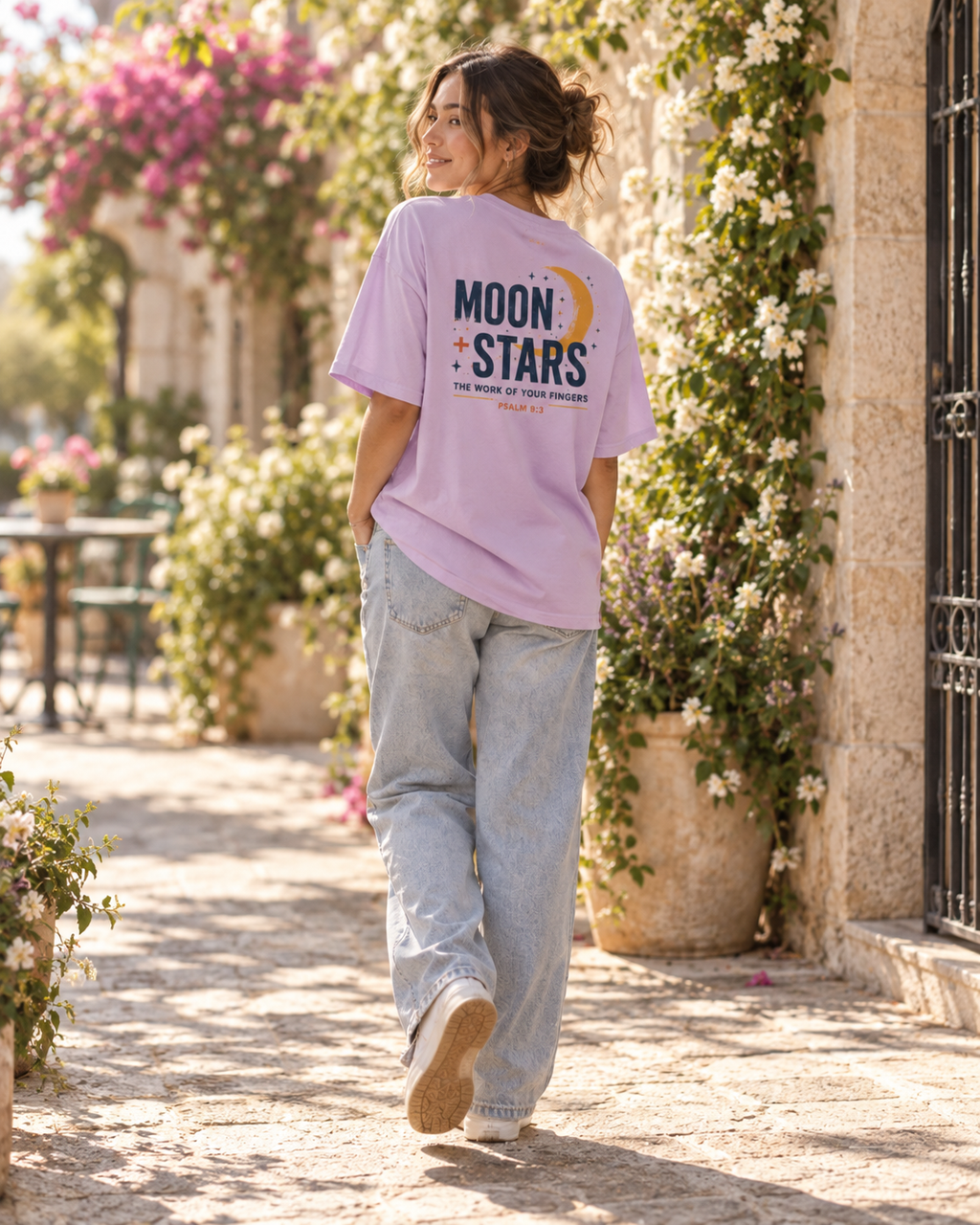 MOON + STARS TEE