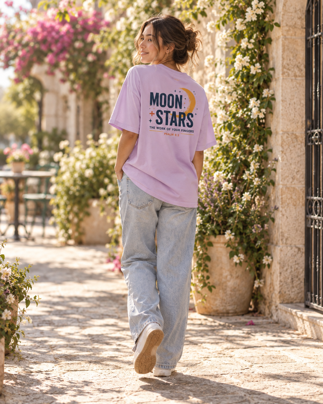 MOON + STARS TEE