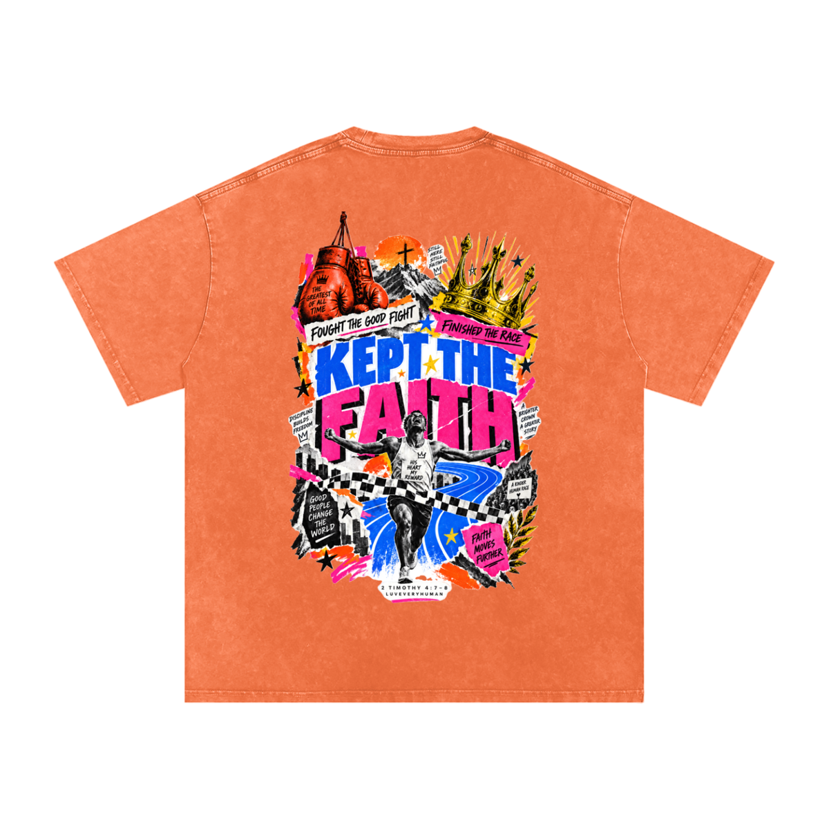 Kept The Faith Oversized Tee