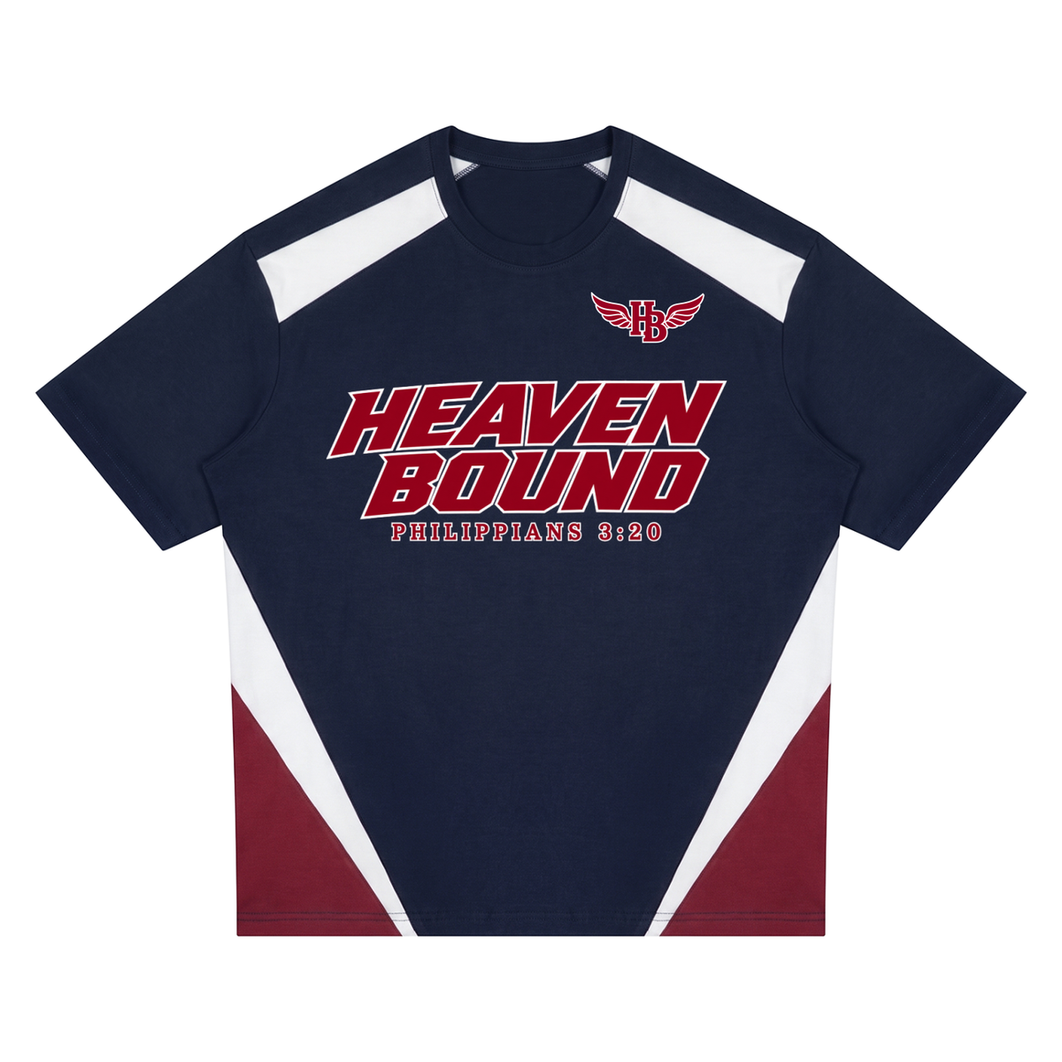 Heaven Bound Color Block Sport Tee
