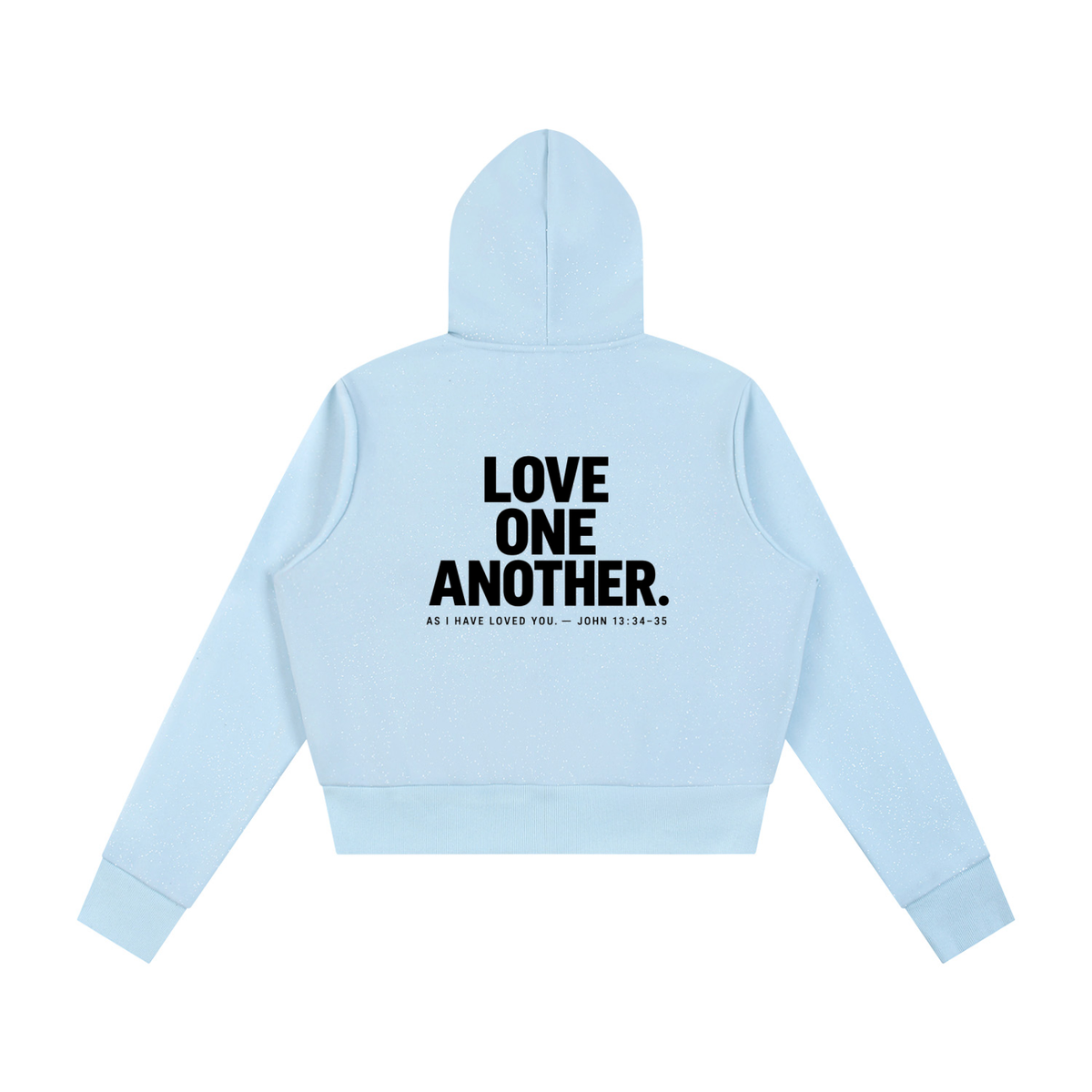MADE TO LOVE — Women's Speckled Zip Hoodie