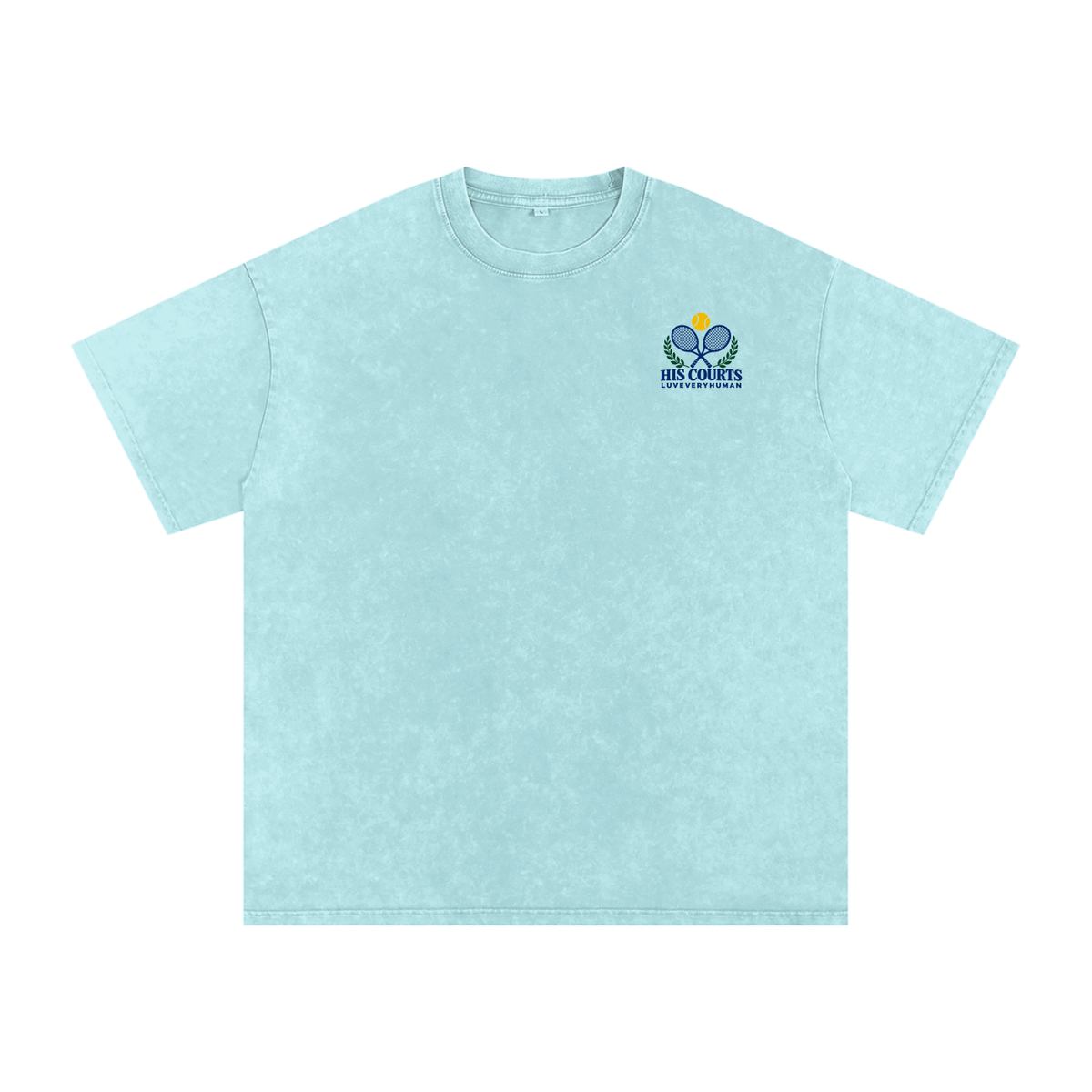 Enter His Courts Oversized Tee