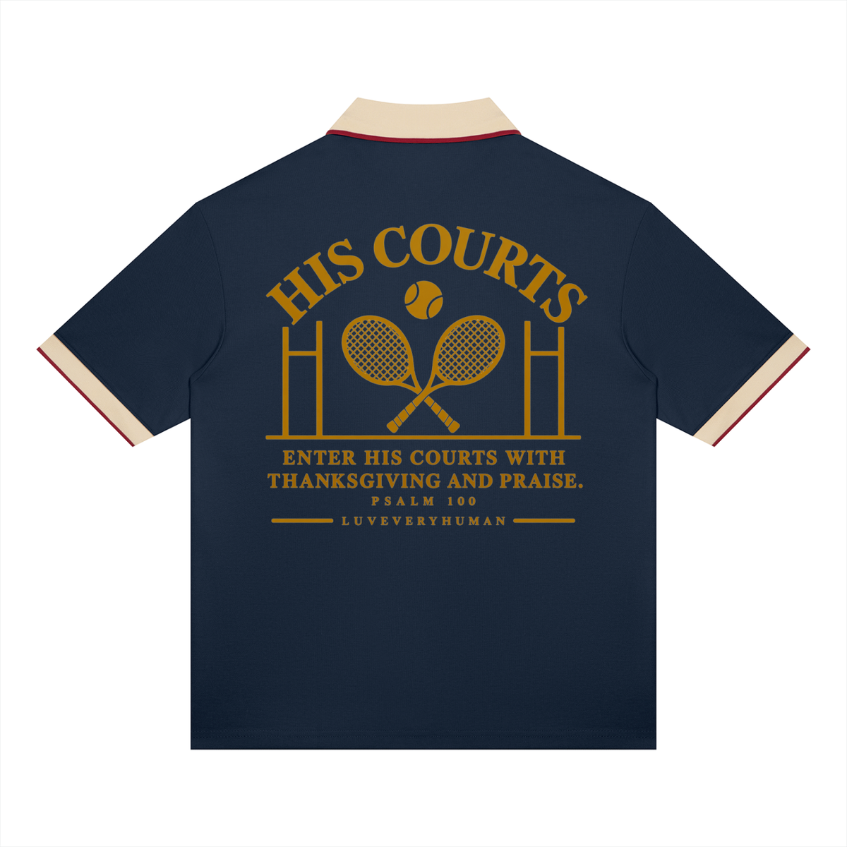 HIS COURTS POLO — Psalm 100