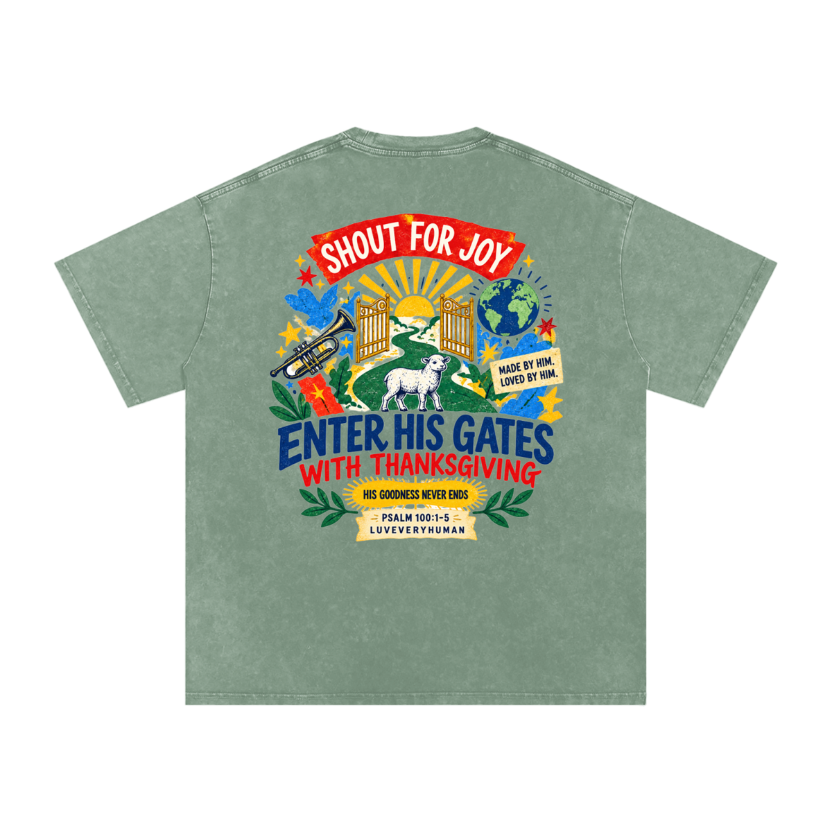 Joyful by Nature Oversized Tee