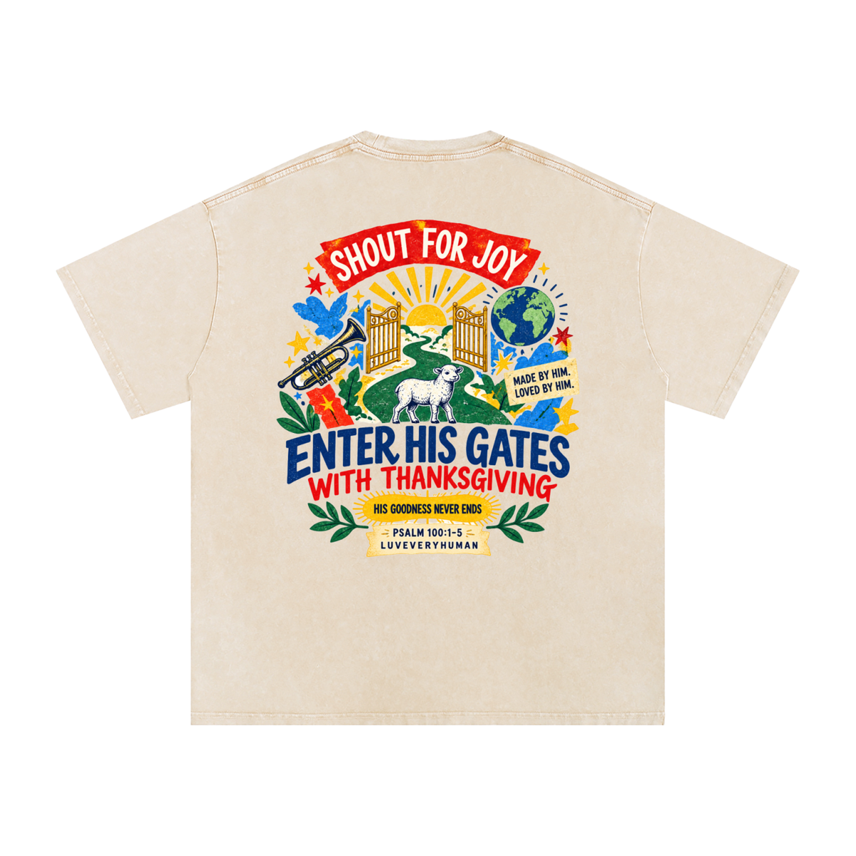 Joyful by Nature Oversized Tee
