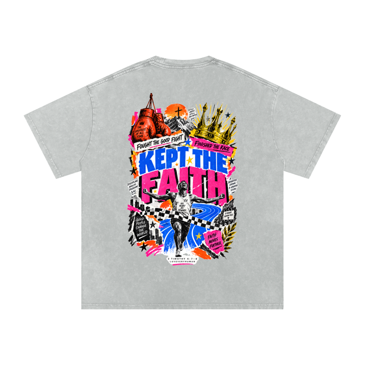 Kept The Faith Oversized Tee
