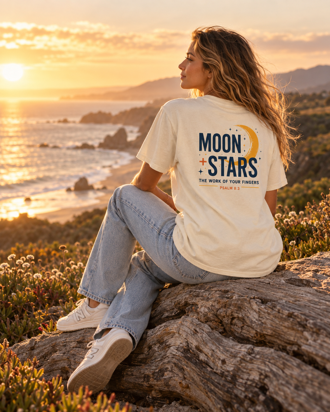 MOON + STARS TEE