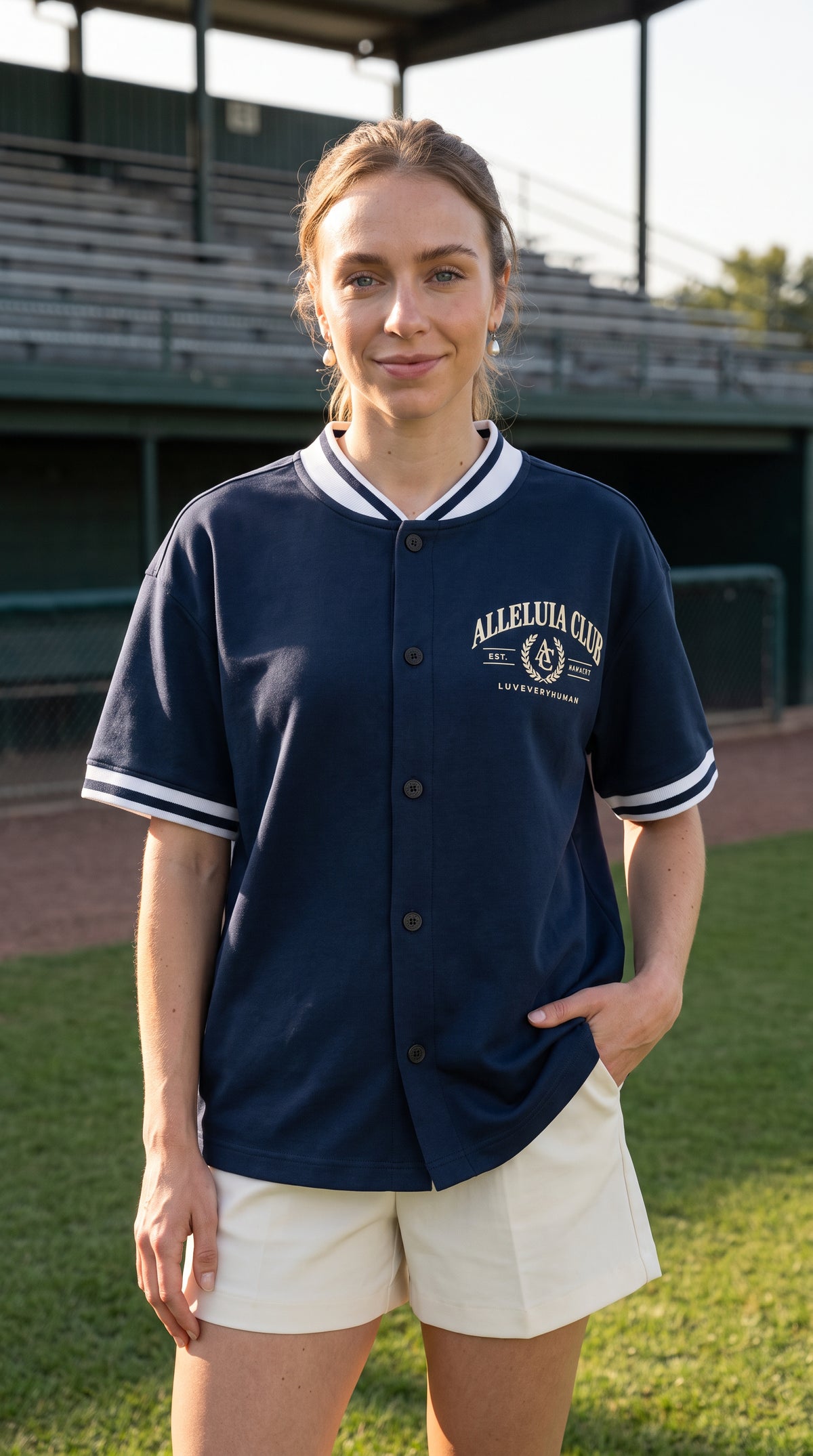 Alleluia Club — Oversized Baseball Jersey