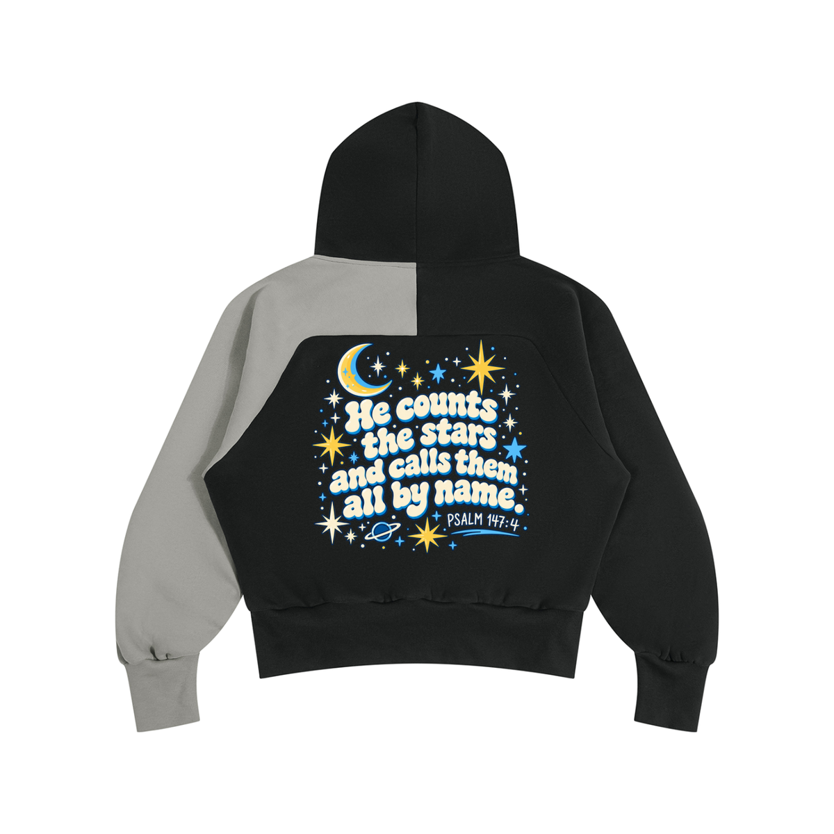 He Counts the Stars Hoodie — Psalm 147:4