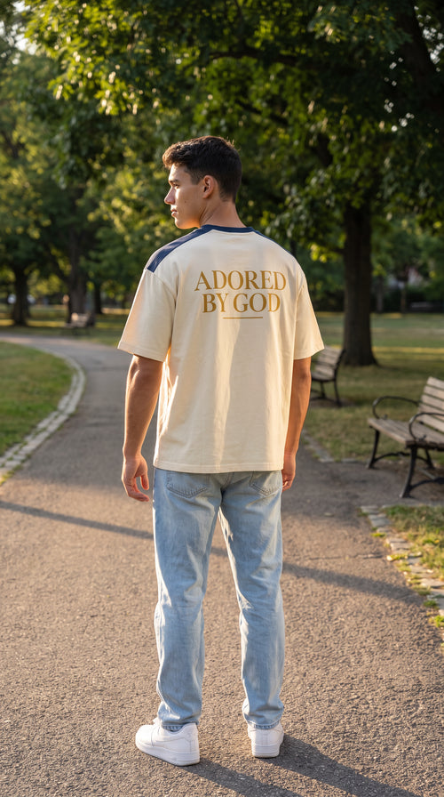 ADORED BY GOD — Color Block Tee