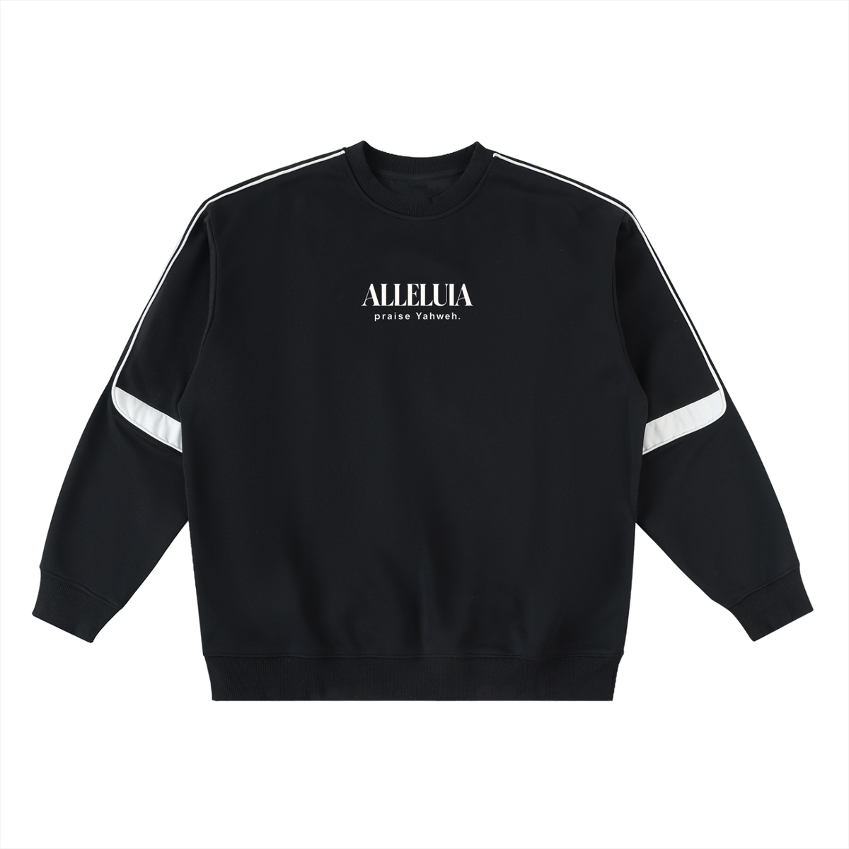 ALLELUIA — Oversized Taped Crewneck