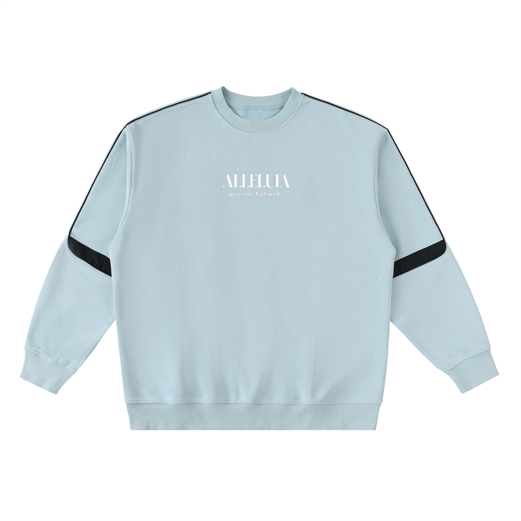 ALLELUIA — Oversized Taped Crewneck