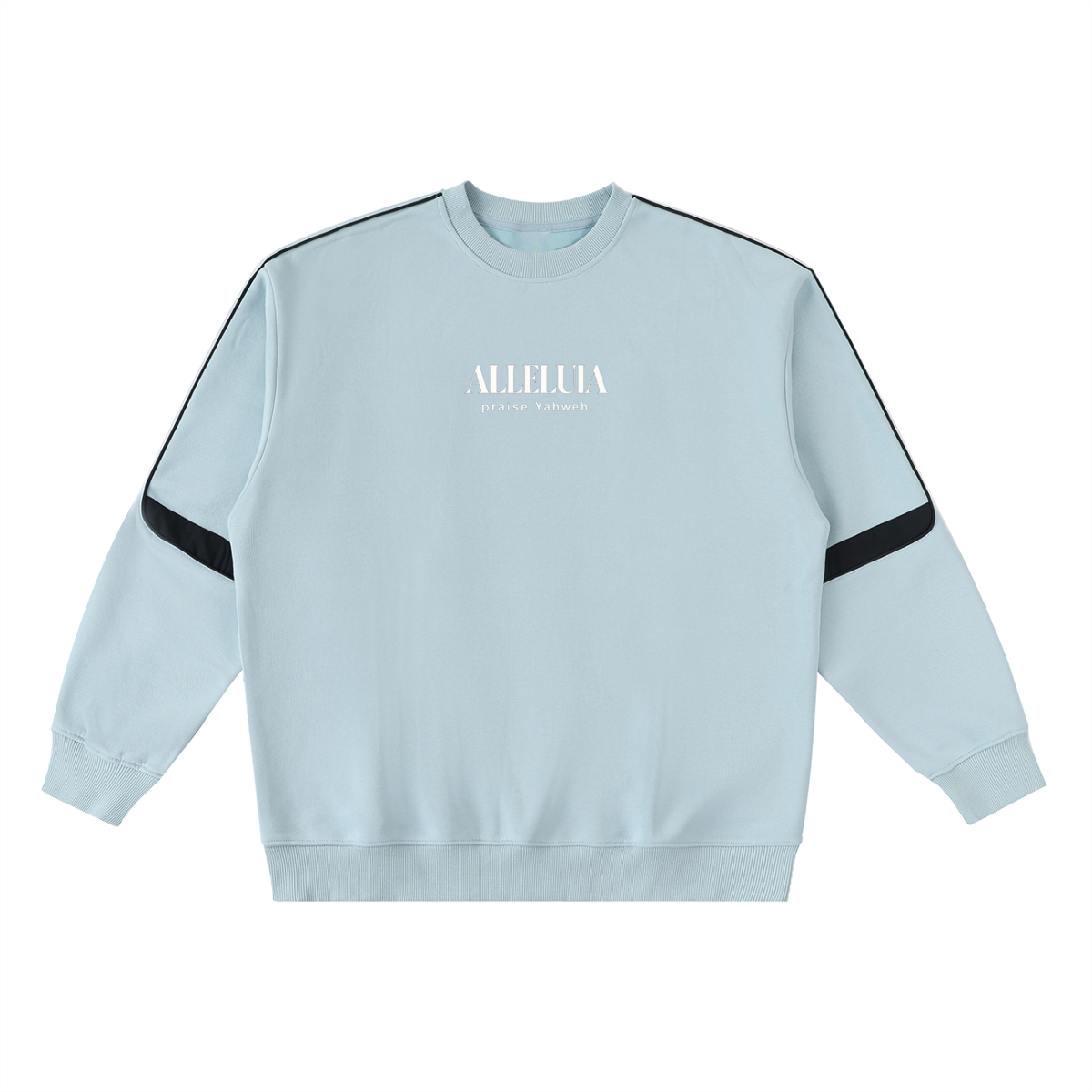 ALLELUIA — Oversized Taped Crewneck