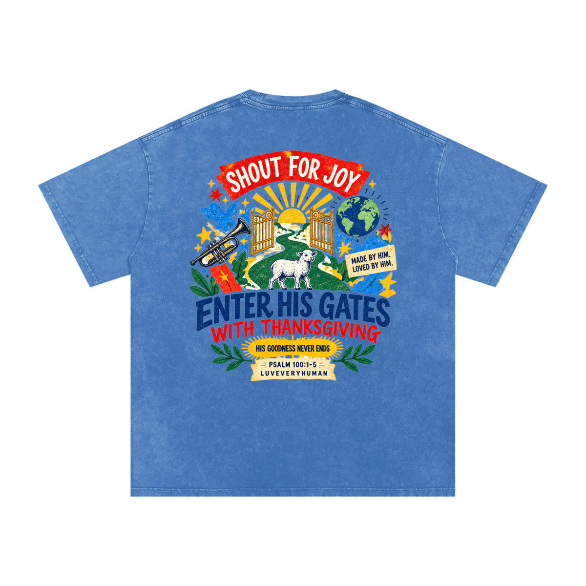Joyful by Nature Oversized Tee