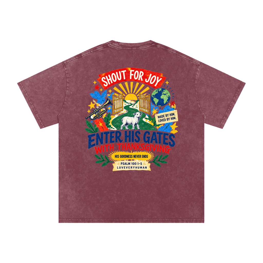 Joyful by Nature Oversized Tee