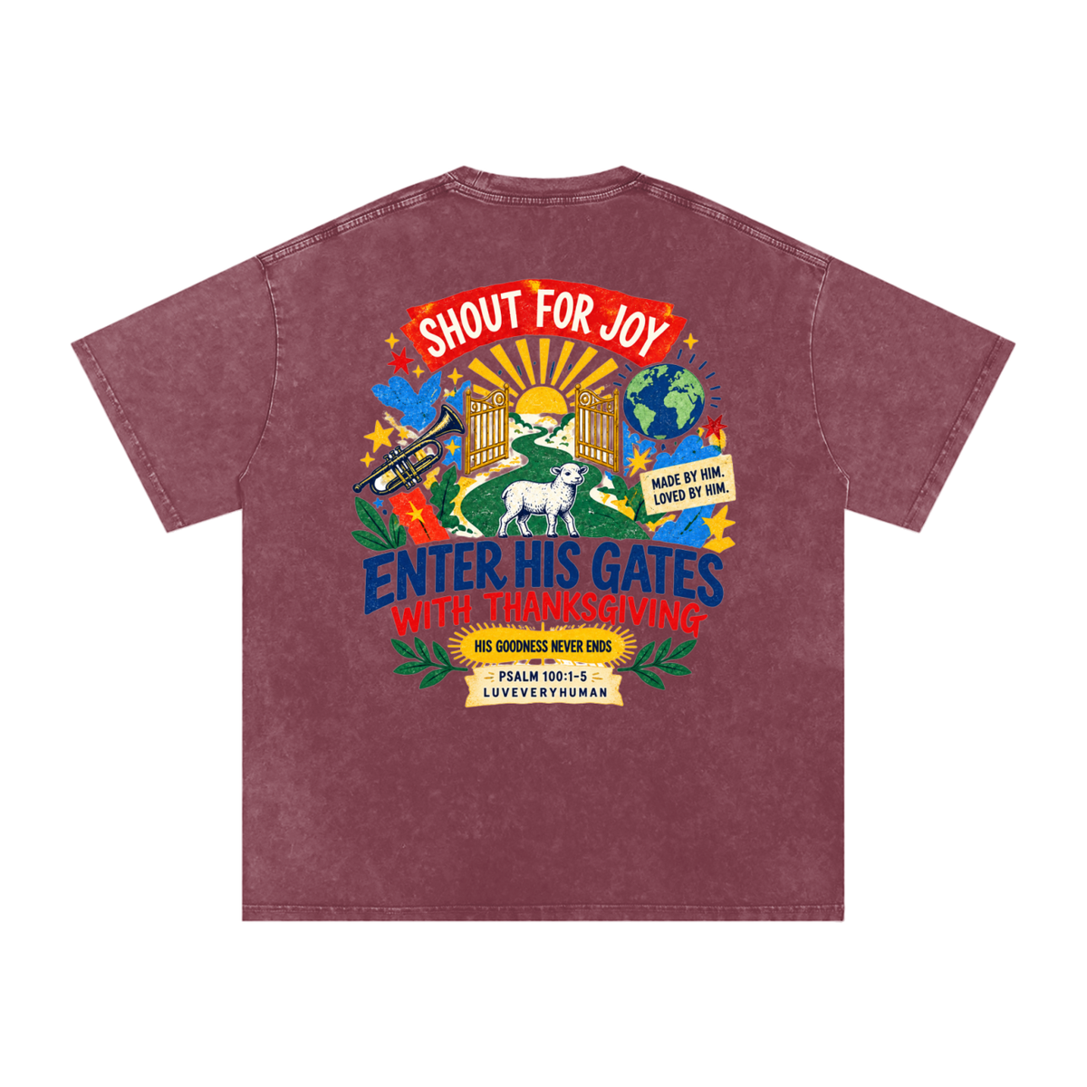 Joyful by Nature Oversized Tee