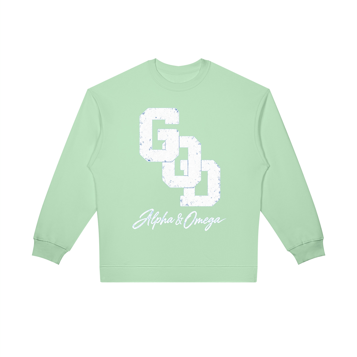 GOD | Alpha & Omega Oversized Crewneck Sweatshirt