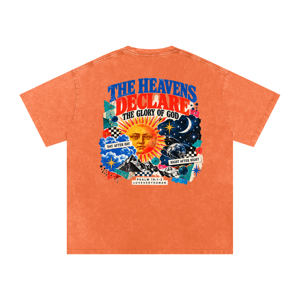 The Heavens Declare Oversized Tee