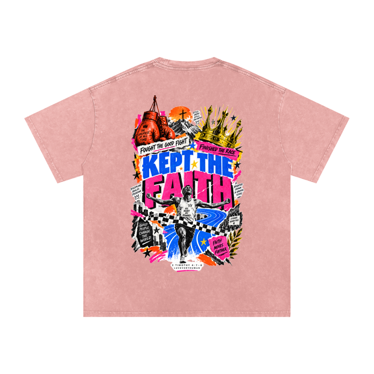 Kept The Faith Oversized Tee