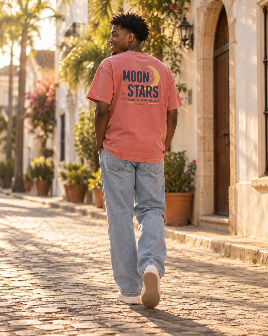 MOON + STARS TEE