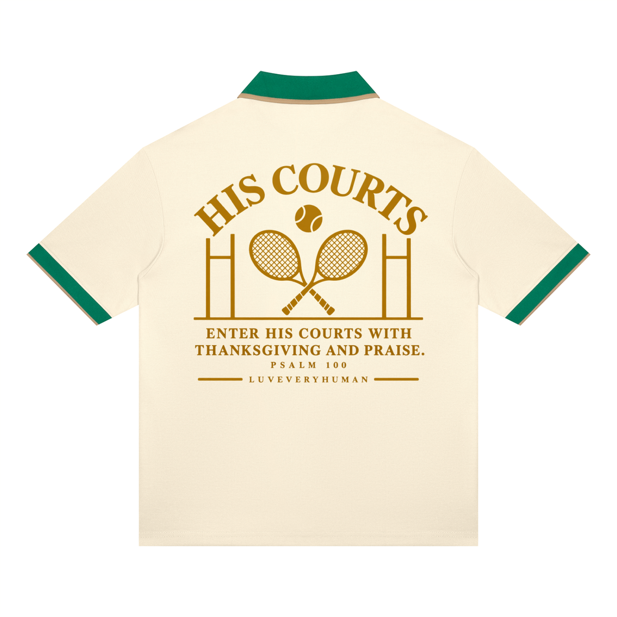 HIS COURTS POLO — Psalm 100