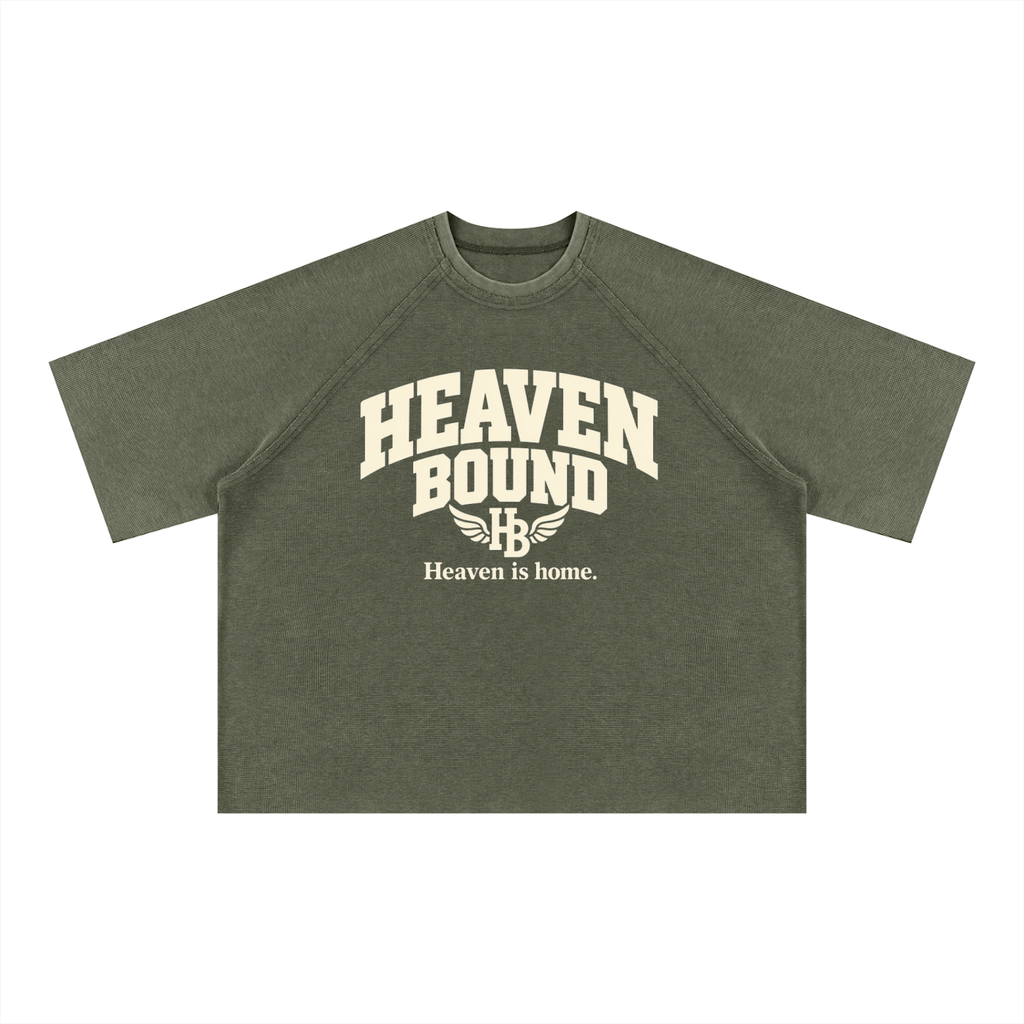 Heaven Bound Collegiate Waffle Tee