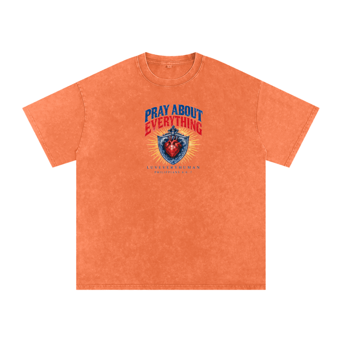 Pray About Everything Oversized Tee