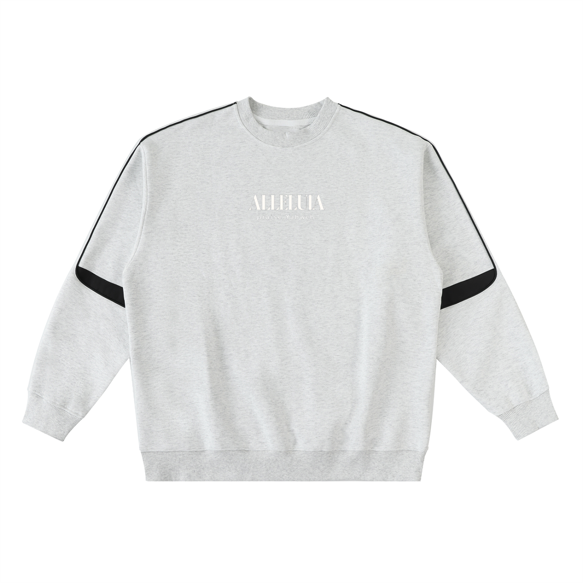 ALLELUIA — Oversized Taped Crewneck