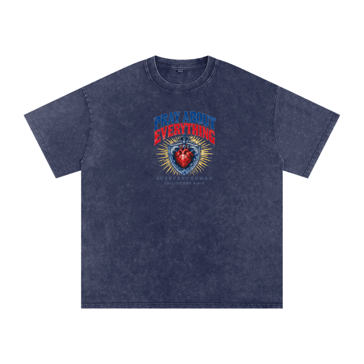 Pray About Everything Oversized Tee