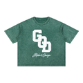 GOD | Alpha & Omega Mineral Wash Boxy Tee