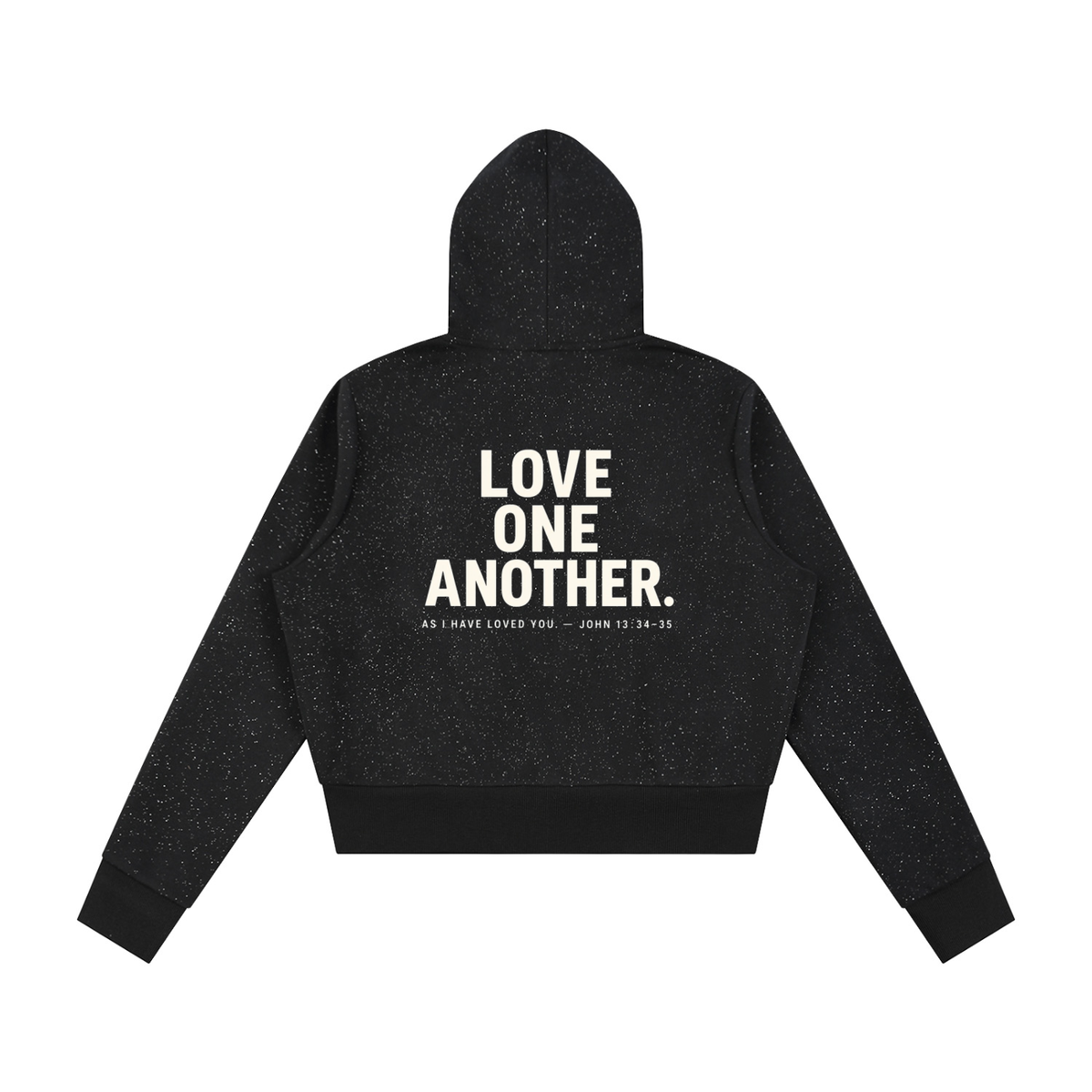 MADE TO LOVE — Women's Speckled Zip Hoodie
