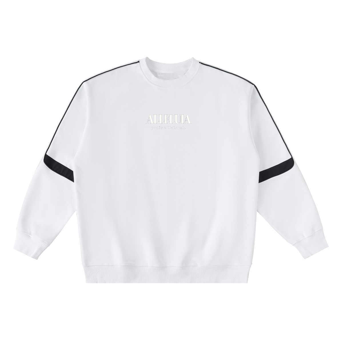 ALLELUIA — Oversized Taped Crewneck