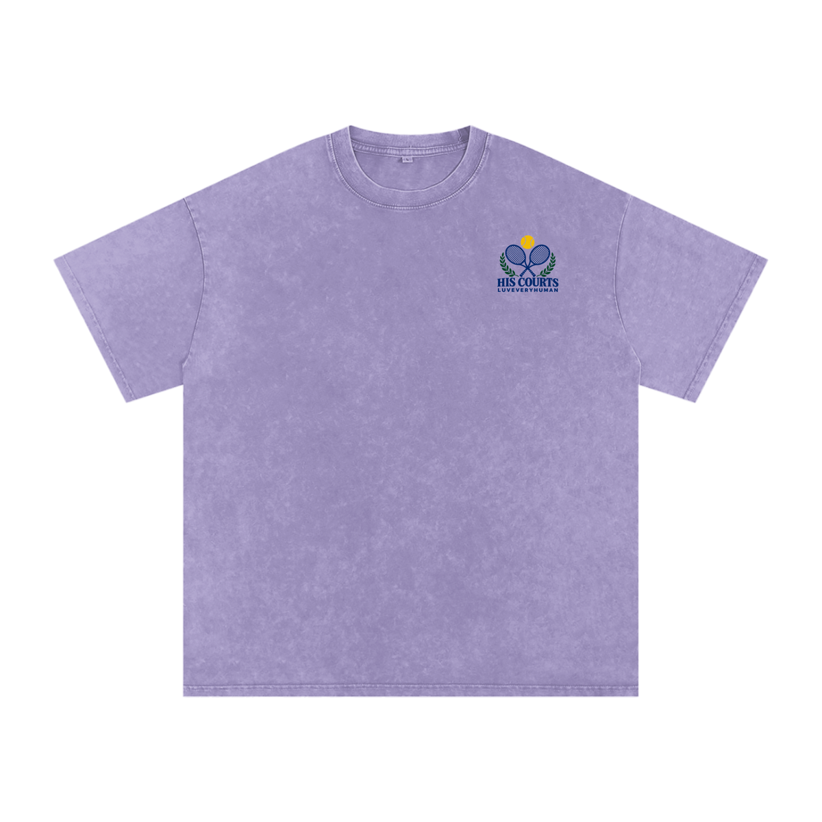 Enter His Courts Oversized Tee