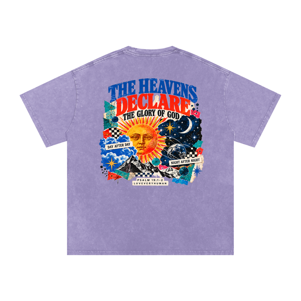 The Heavens Declare Oversized Tee