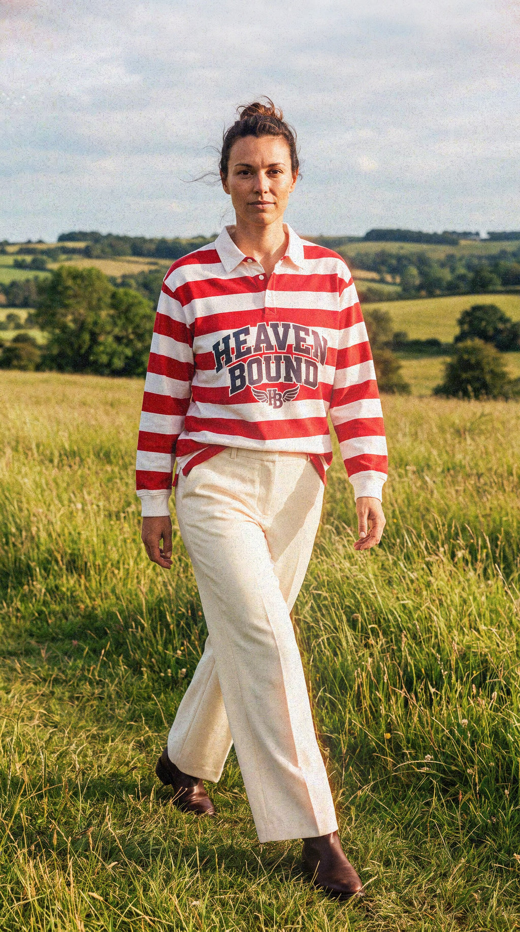 Heaven Bound Varsity Rugby Polo
