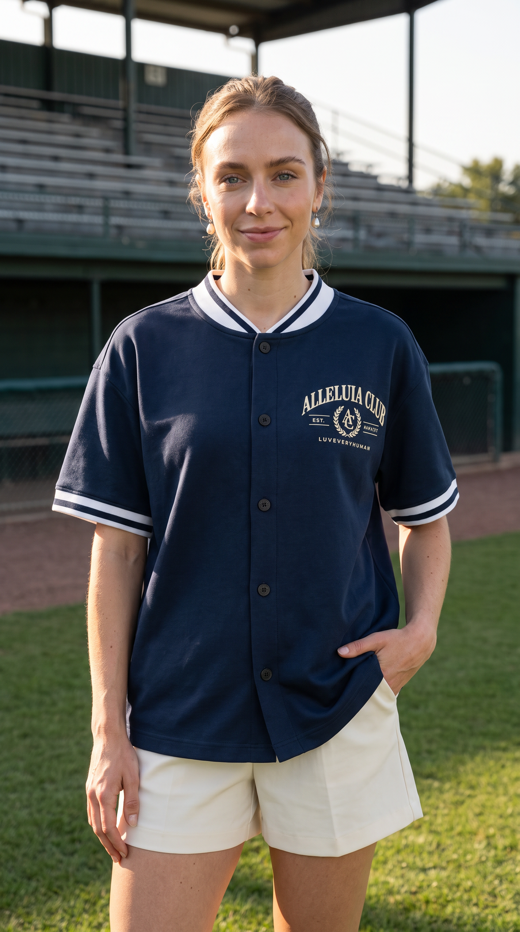 Alleluia Club — Oversized Baseball Jersey