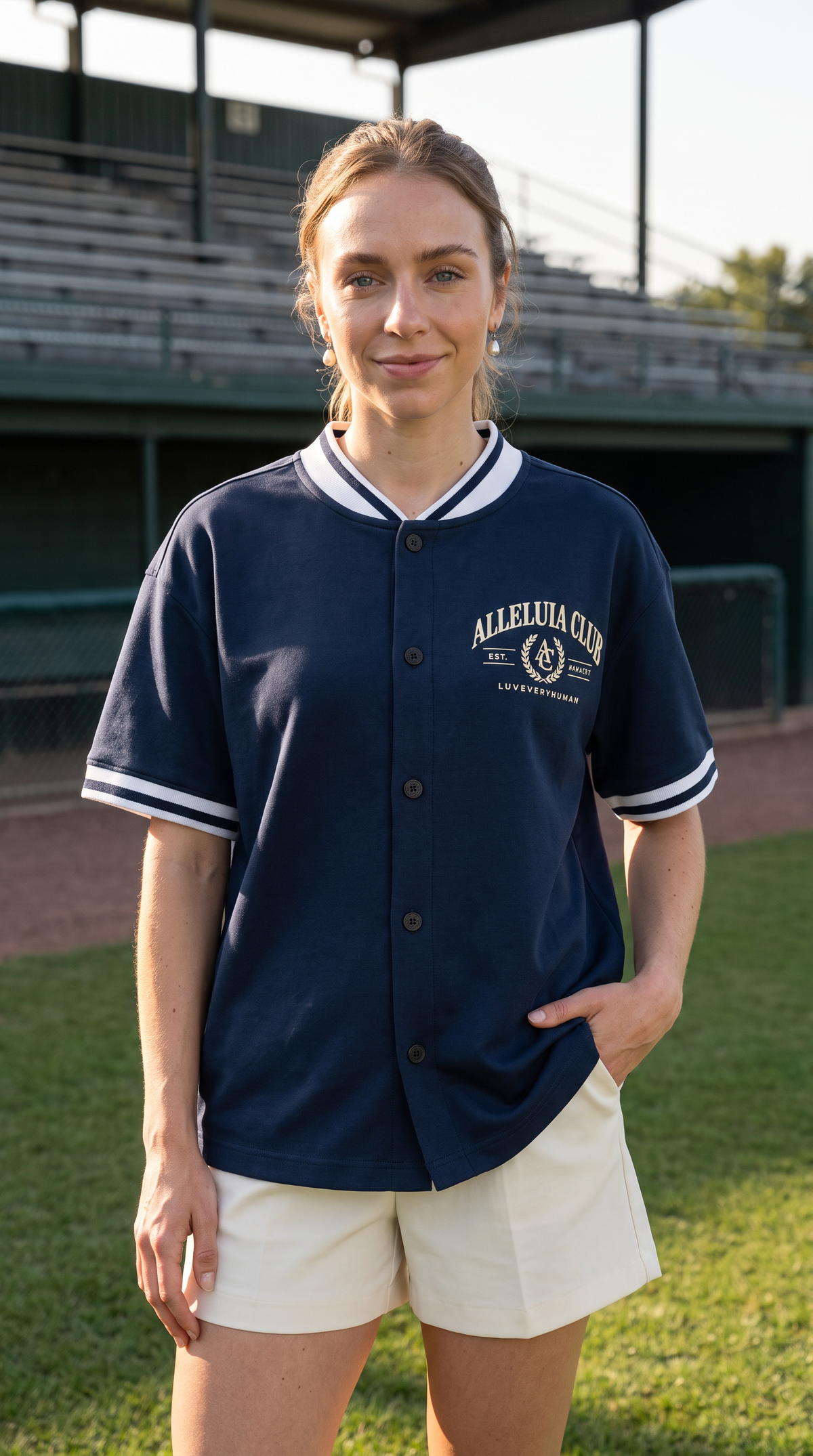 Alleluia Club — Oversized Baseball Jersey